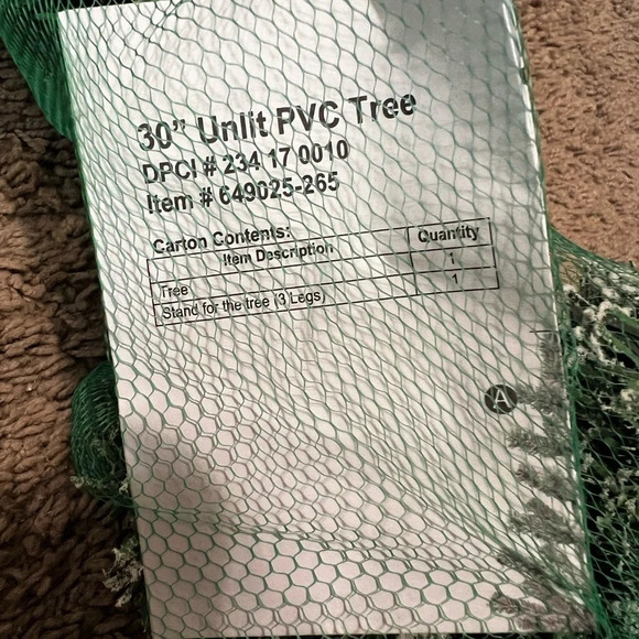 NWT 30” Flocked Christmas Tree - Picture 5 of 5